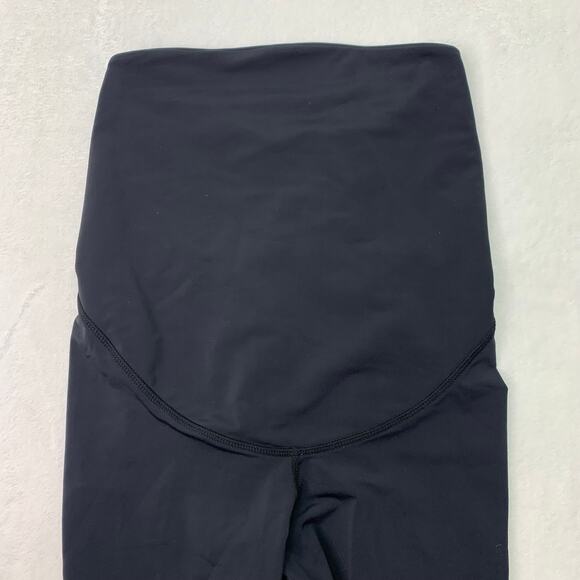 Asos Womens Sz 4 Maternity 4505 Black Leggings Workout Pants Compression - Picture 4 of 6